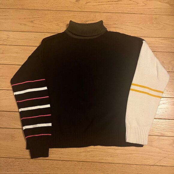 Rachel by Rachel Roy colorblock sweater - like new - size Large - Picture 1 of 3